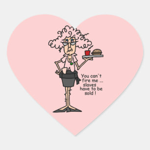 Sticker Cœur Stella avec l'humour d'attitude