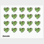Sticker Cœur Sun Hosta (Feuille)