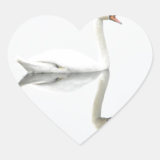 Sticker Cœur Swan (Devant)