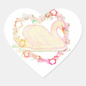 Sticker Cœur Swan Princess (Devant)