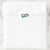 Sticker Cœur Symbol Infinity of Blue Morpho Butterflies (Sac)