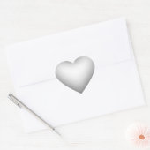 Sticker Cœur Symbole coeur 3D Ombre (Enveloppe)
