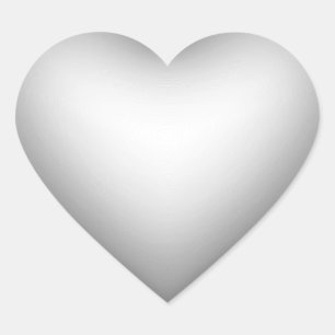 Sticker Cœur Symbole de coeur de style 3D Ombre
