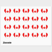 Sticker Cœur Symbole de la feuille d'érable (Feuille)