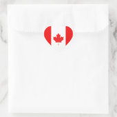 Sticker Cœur Symbole de la feuille d'érable (Sac)
