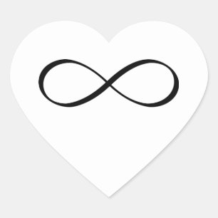 Sticker Cœur Symbole de l'infini