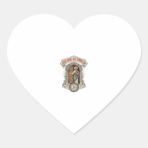 Sticker Cœur Symbolisme de la clé de la porte de Jésus Symbolis
