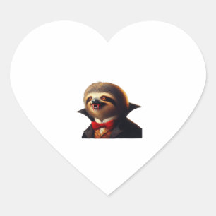 Sticker Cœur T-shirt classique Sloth Vampire