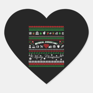 Sticker Cœur T-shirt de Christmas