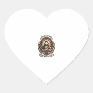Sticker Cœur T-shirt graphique Jésus Antiques Heirloom Art chré