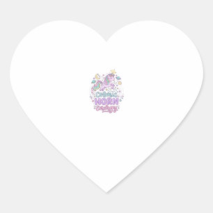 Sticker Cœur T-shirt graphique pastel mignon énergie corne cosm