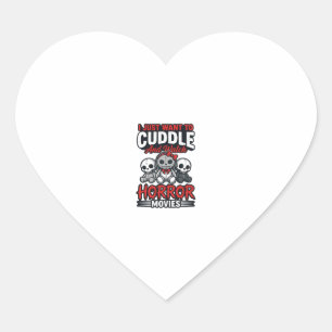 Sticker Cœur T-shirt graphique vintage avec un design de film d