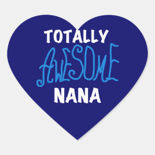 Sticker Cœur T-shirts et cadeaux bleus totalement