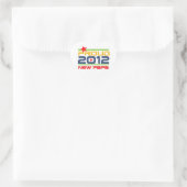 Sticker Cœur T-shirts et cadeaux Proud New Papa 2012 (Sac)