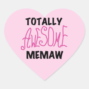 Sticker Cœur T-shirts et cadeaux roses totalement
