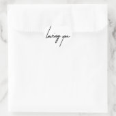 Sticker Cœur T'aimer (Sac)