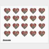 Sticker Cœur tallon ho (Feuille)