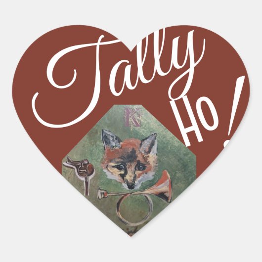 Sticker Cœur tallon ho (Devant)