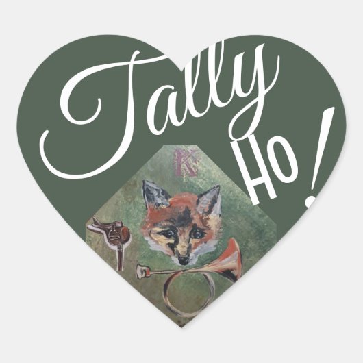 Sticker Cœur tallon ho (Devant)