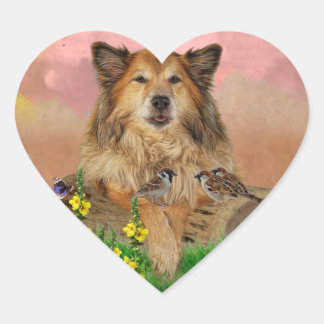 Sticker Cœur Tapis de rêve