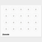 Sticker Cœur Tee-shirt graphique design graphique de licorne Pl (Feuille)