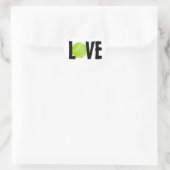 Sticker Cœur Tennis Ball LOVE (Sac)