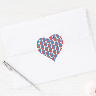 Sticker Cœur Tessin, Armoiries. Cantons de Suisse