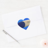 Sticker Cœur Test positif de grossesse (Enveloppe)