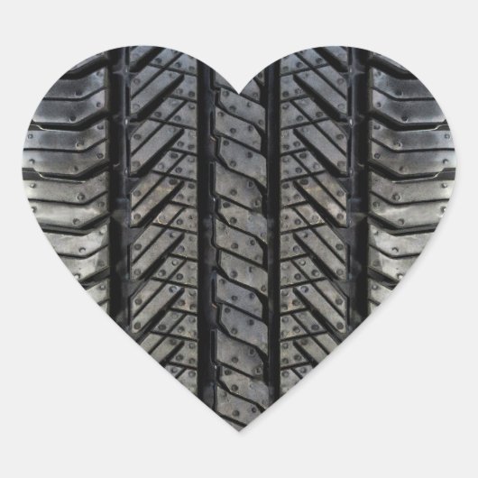 Sticker Cœur Texture élégante de l'automobile en caoutchouc de  (Devant)