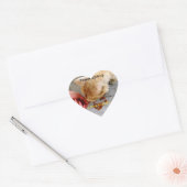 Sticker Cœur Thanksgiving Sharing avec Animaux (Enveloppe)
