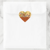 Sticker Cœur Thare Be Dragons (Sac)