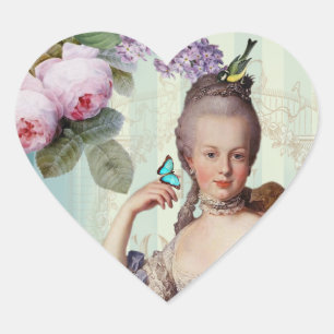 Sticker Cœur Thé au Petit Trianon