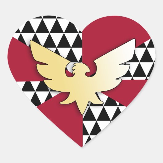 STICKER CŒUR TIRE (Devant)