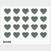 Sticker Cœur Titanium Meilleur Amusement Fab (Feuille)