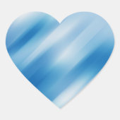 Sticker Cœur Topaz bleu (Devant)