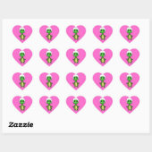 Sticker Cœur Tortue (Feuille)