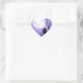 Sticker Cœur Tourbillon papillon (Sac)