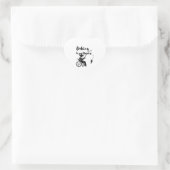 Sticker Cœur tournois de pêche (Sac)