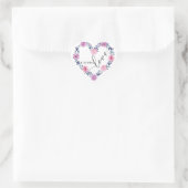 Sticker Cœur Tout ce dont tu as besoin, c'est d'amour (Sac)