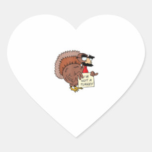 Sticker Cœur Tout sur ce Baste drôle pour Thanksgiving