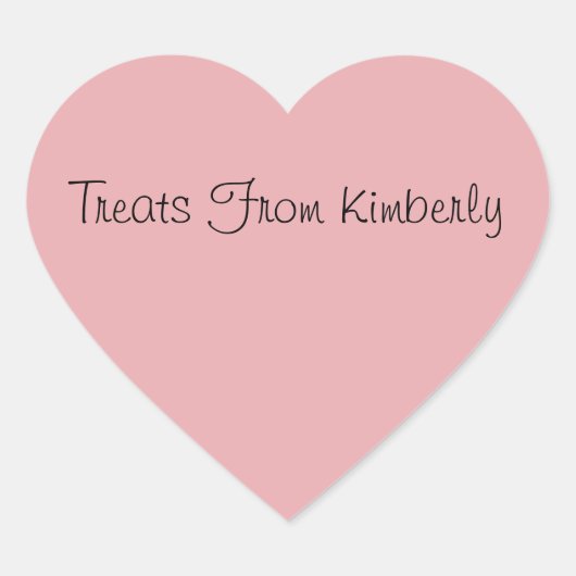 Sticker Cœur traiteurs de, personnaliser (Devant)