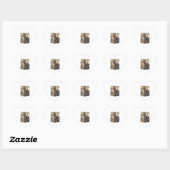 Sticker Cœur Travel Buddy Cat (Feuille)