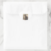 Sticker Cœur Travel Buddy Cat (Sac)