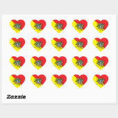 Sticker Cœur Trinacria sicilienne (Feuille)