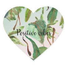 Tropical Gold Green Feuilles