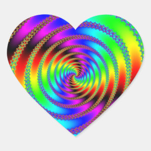 Sticker Cœur Trou de ver