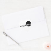 Sticker Cœur Trou noir (Enveloppe)