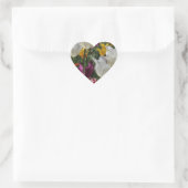 Sticker Cœur Tulipes (Sac)