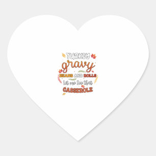 Sticker Cœur Turquie Gravy Beans Rolls Laissez-Moi Voir Cassero
