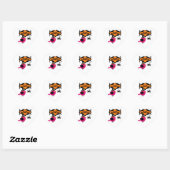 Sticker Cœur Tweet T-shirts et cadeaux Halloween (Feuille)